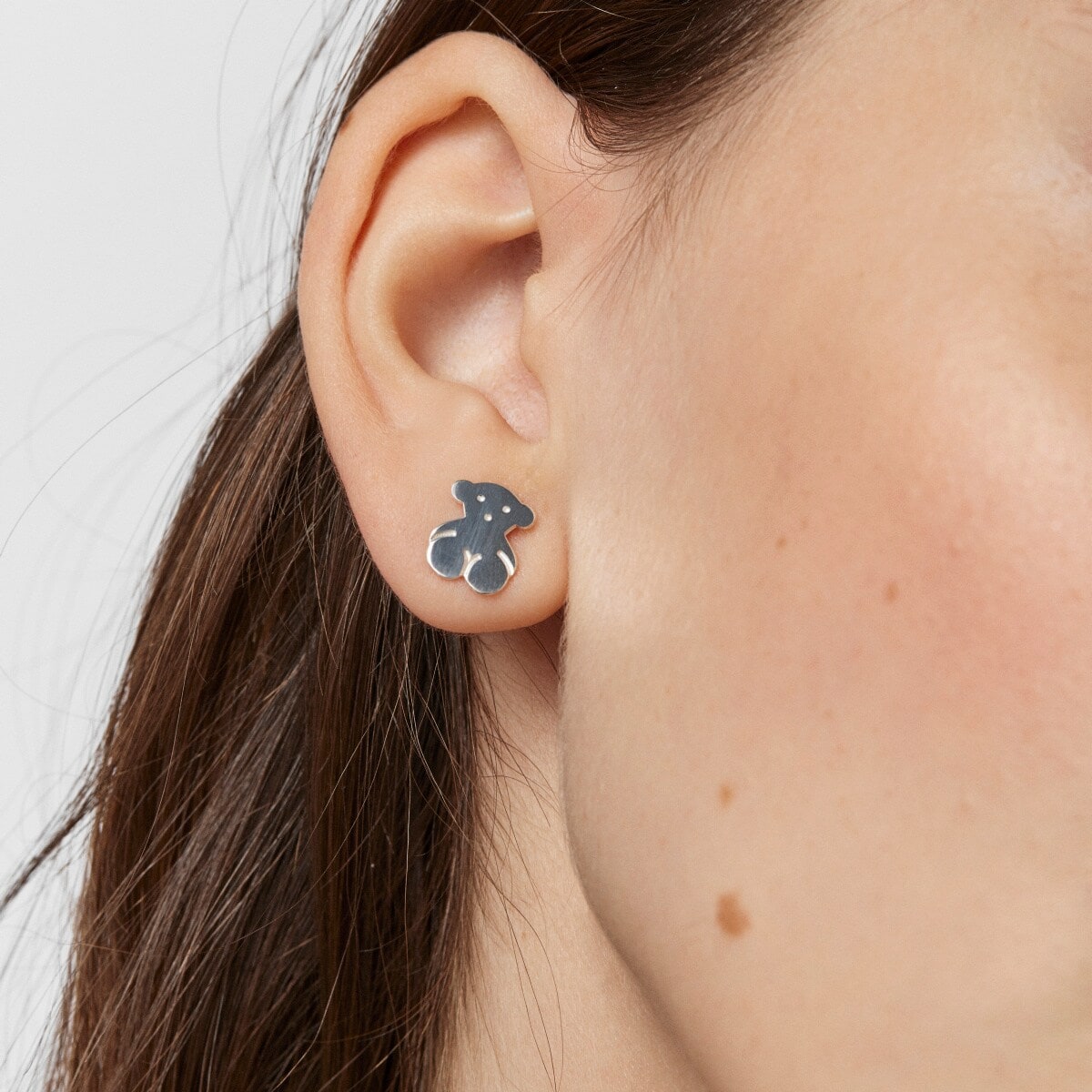 Pendientes de plata 1cm TOUS Bear
