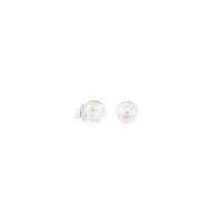 Silver TOUS Bear Earrings with pearls