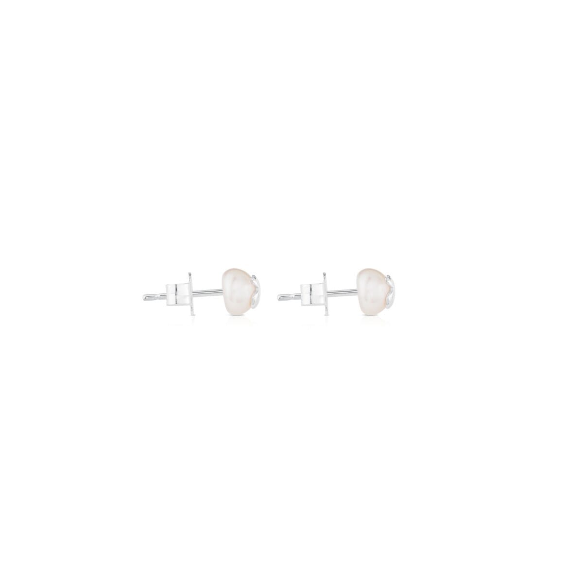 Silver TOUS Bear Earrings with pearls