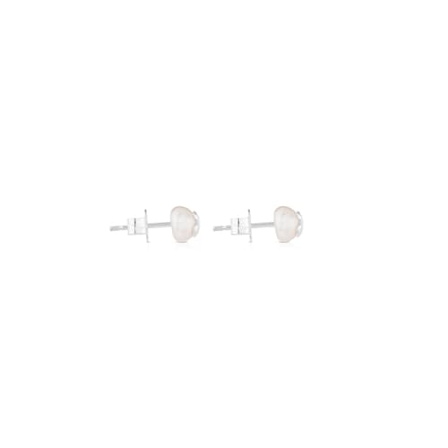 Silver TOUS Bear Earrings with pearls