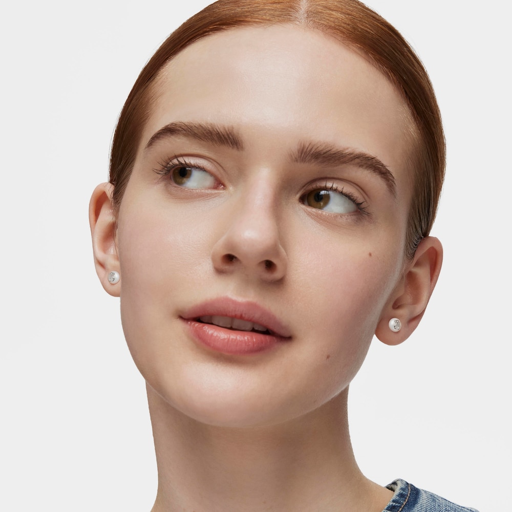 Pendientes de plata y perlas cultivadas Icon Pearl