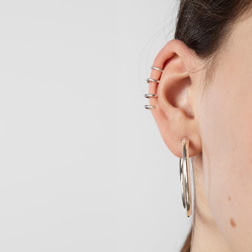 Silver TOUS Basics Earcuff