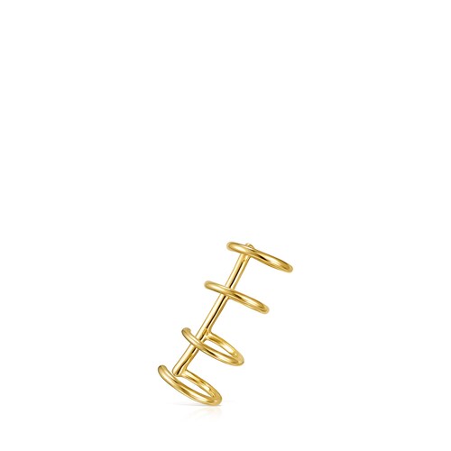 TOUS Basics Earcuff in Silver Vermeil image number 0