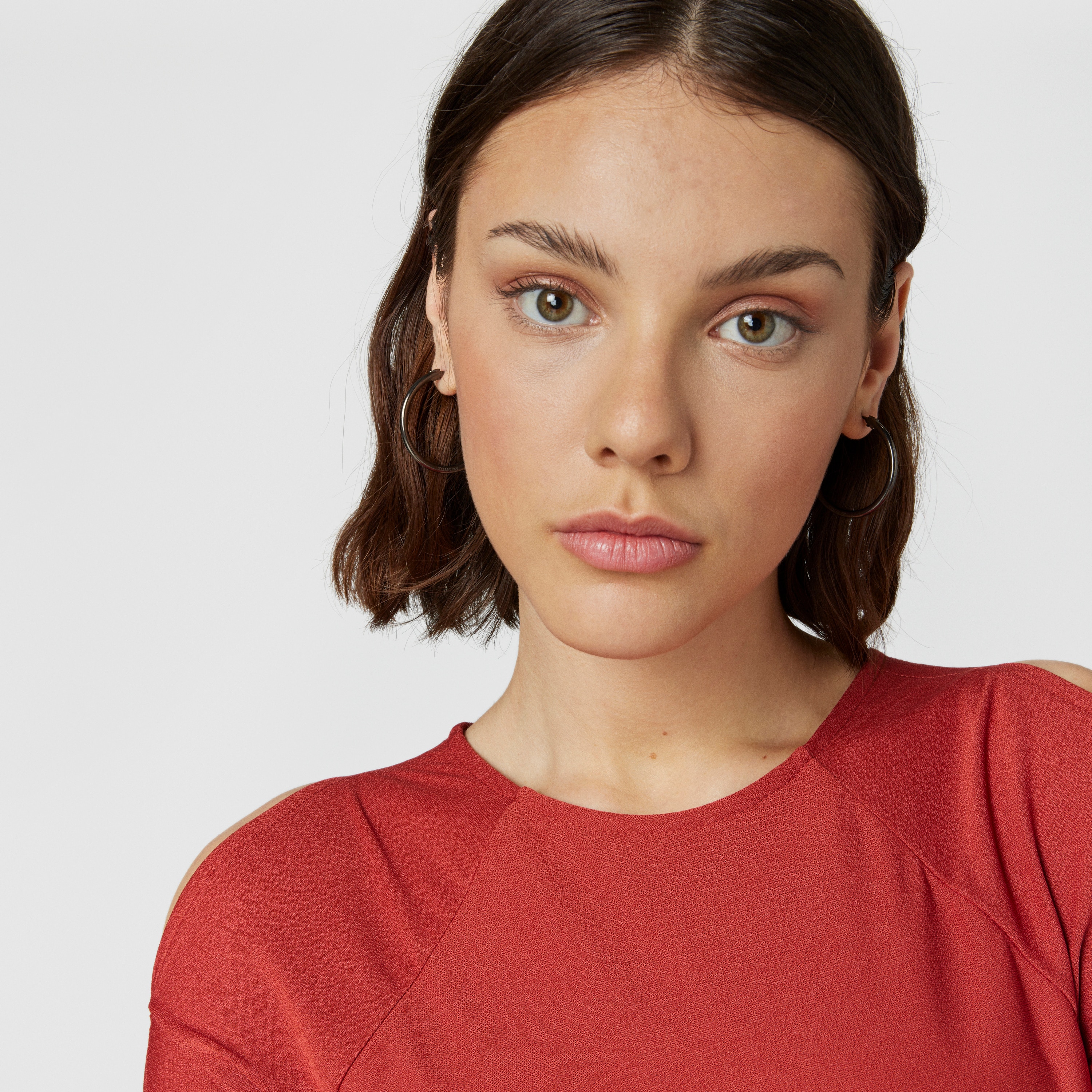 TOUS Basics large Earrings in Dark Silver