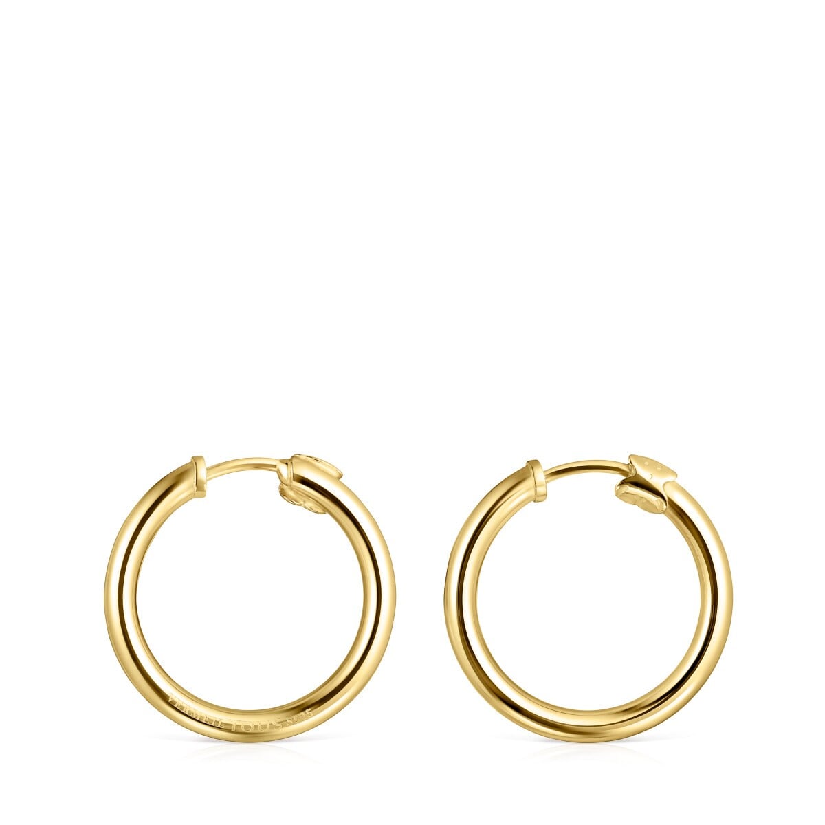 TOUS Basics small Earrings in Silver Vermeil