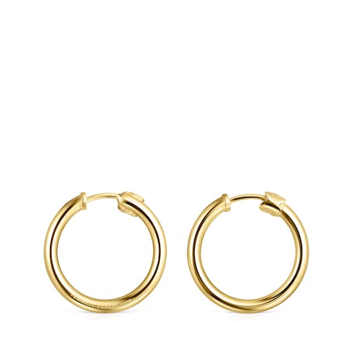 TOUS Basics small Earrings in Silver Vermeil