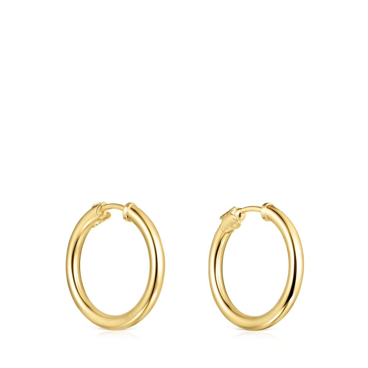 TOUS Basics small Earrings in Silver Vermeil
