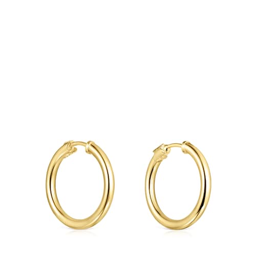 TOUS Basics small Earrings in Silver Vermeil