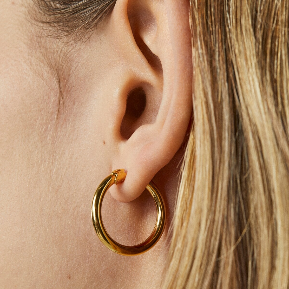 TOUS Basics small Earrings in Silver Vermeil