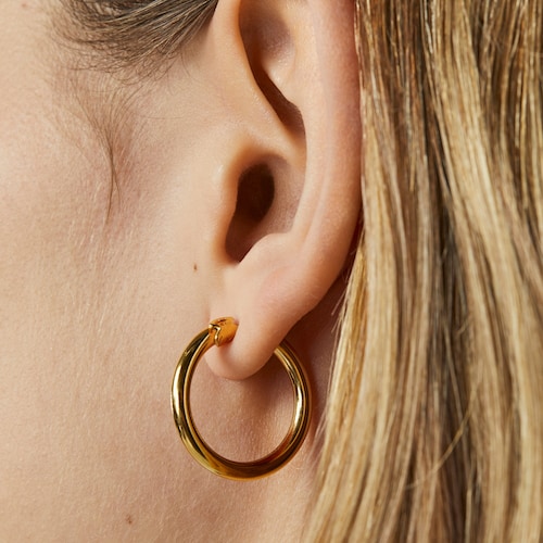 TOUS Basics small Earrings in Silver Vermeil