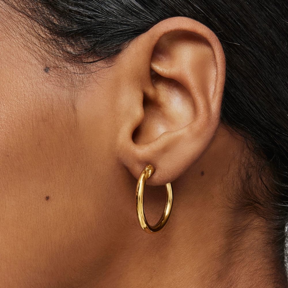 TOUS Basics small Earrings in Silver Vermeil