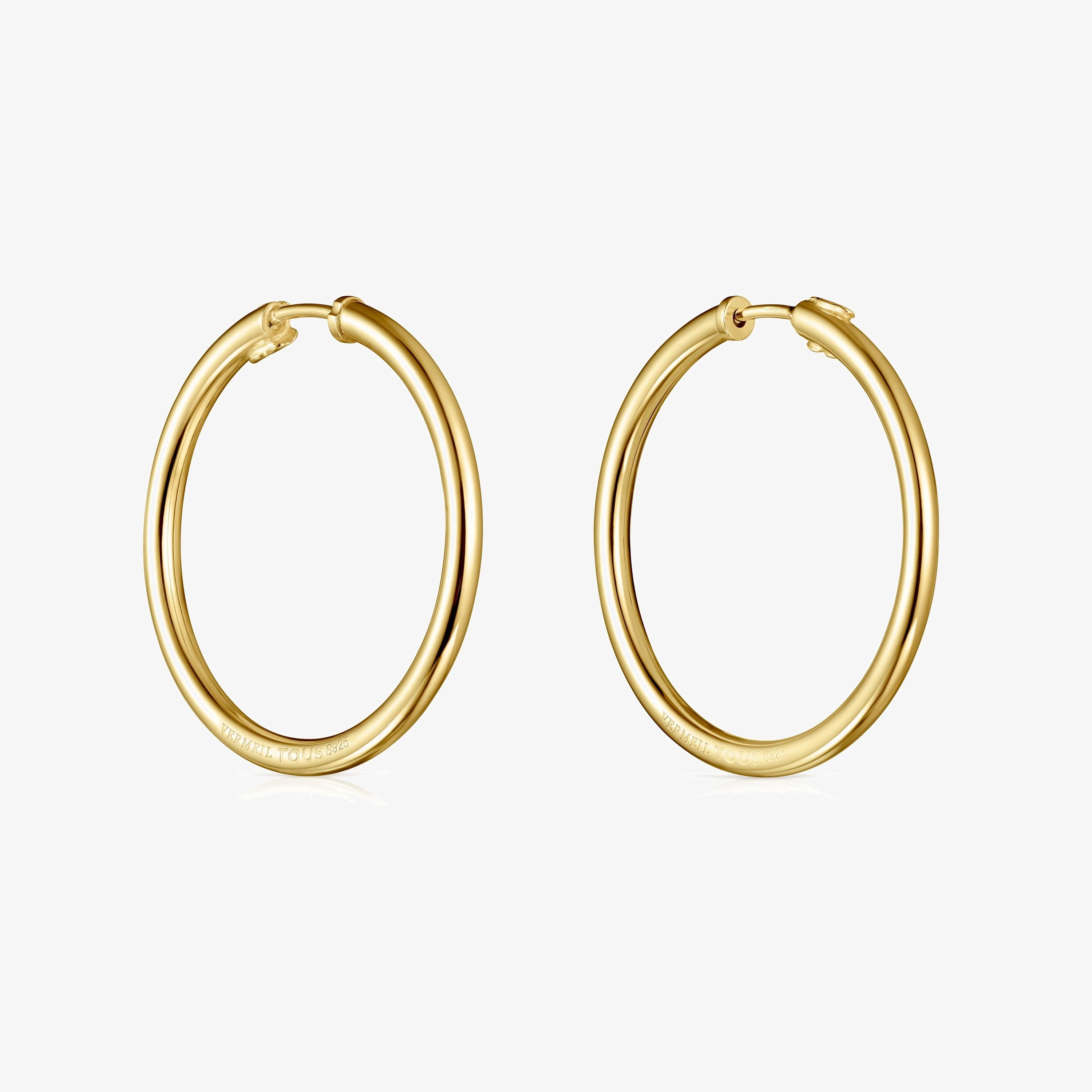 TOUS Basics large Earrings in 18K gold vermeil