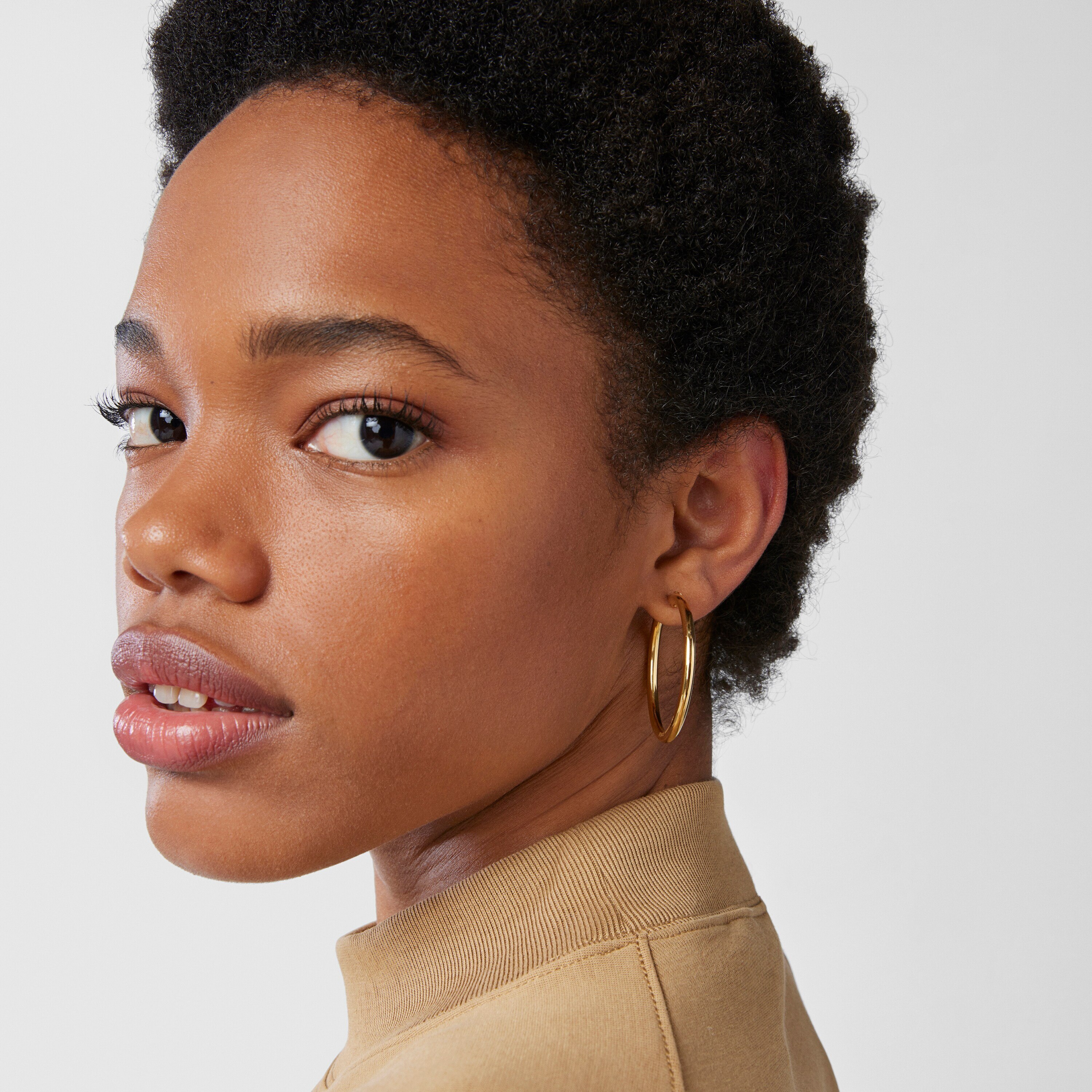 TOUS Basics large Earrings in Silver Vermeil