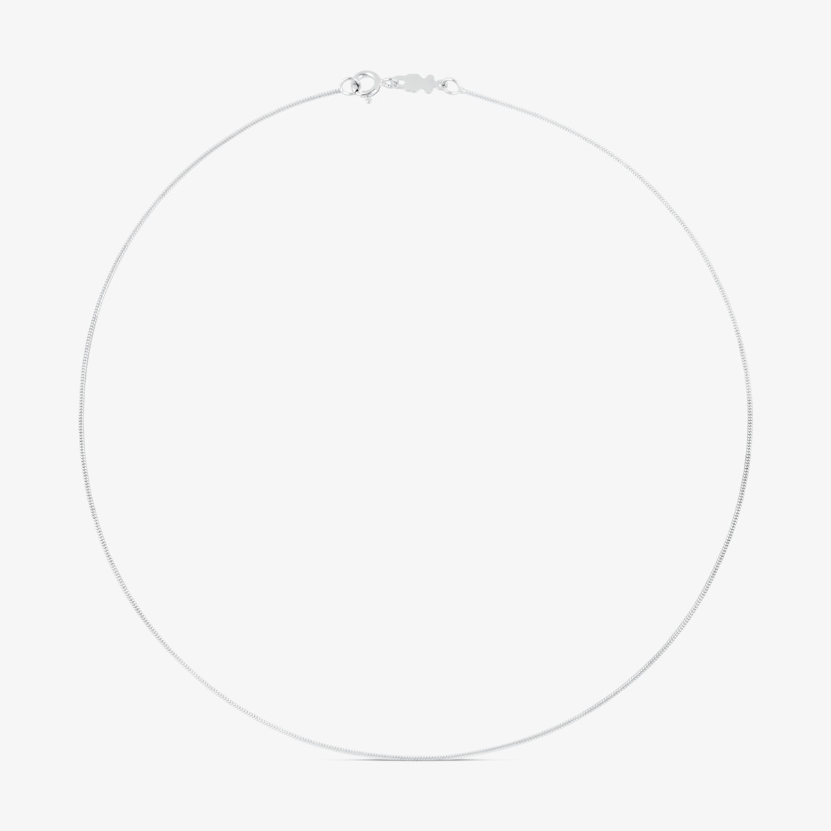 Gargantilla Cordón De Plata, 40 Cm Chain