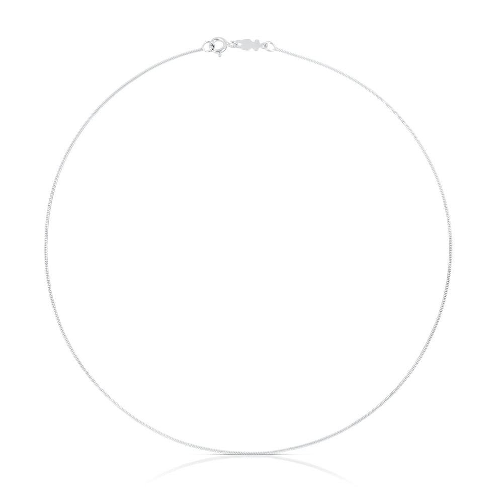 Silver TOUS Chain Choker 40cm