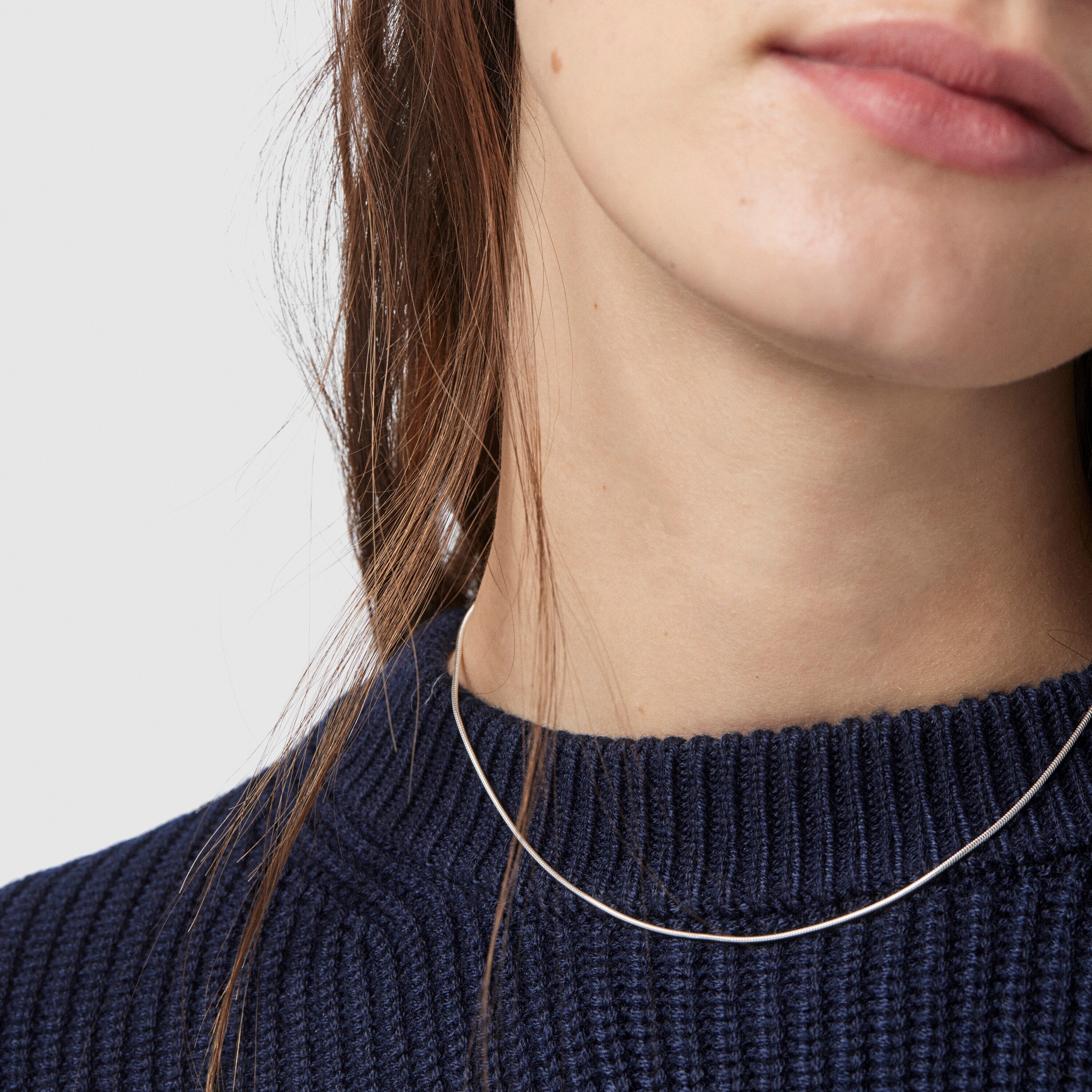 Silver TOUS Chain Choker 40cm.