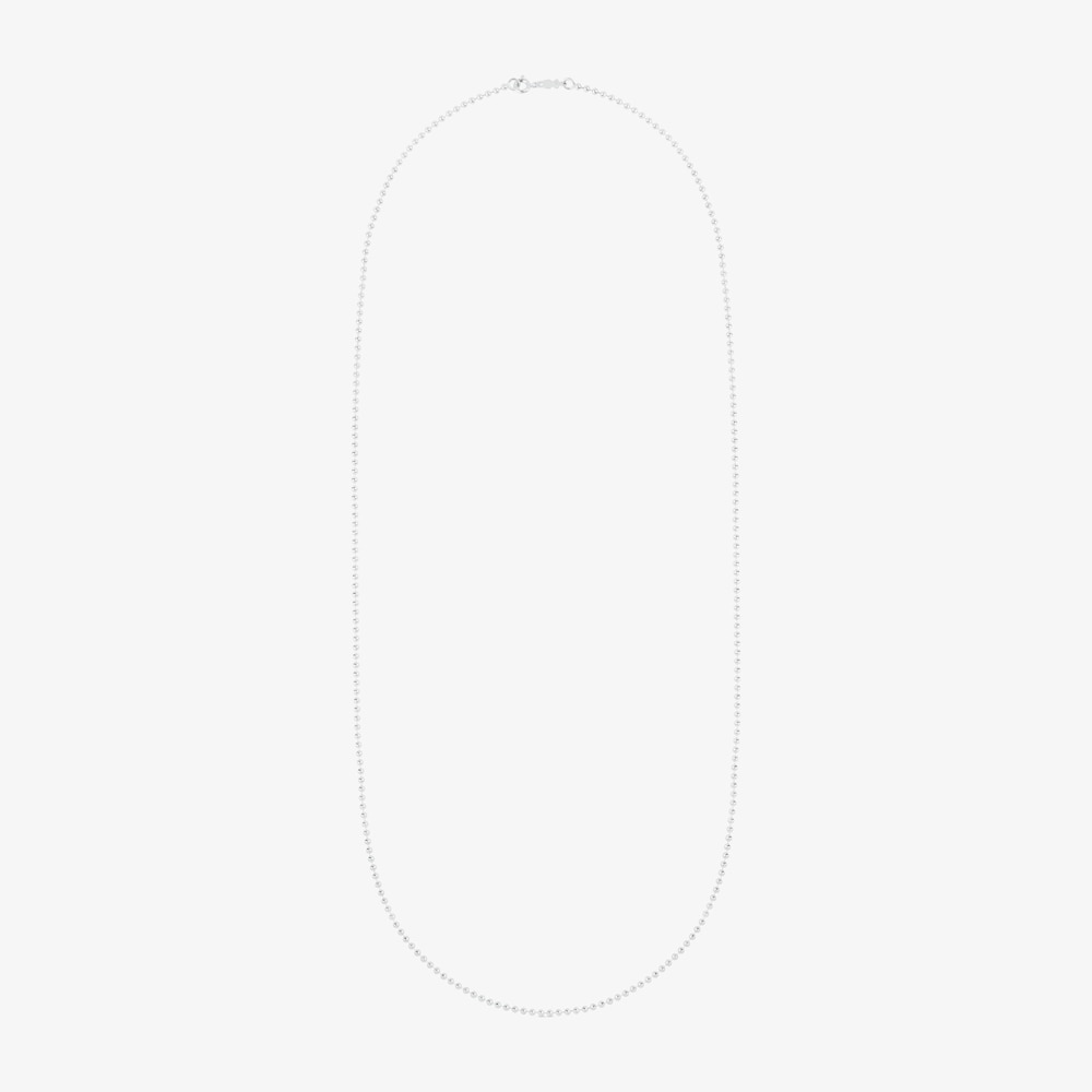 80&nbsp;cm lange Halskette TOUS Chain aus Silber mit 2,2&nbsp;mm gro&szlig;en Kugeln.
