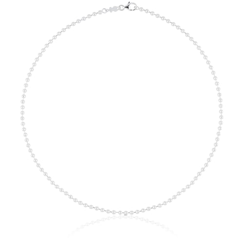 Gargantilla de plata con bolas, 45 cm Chain
