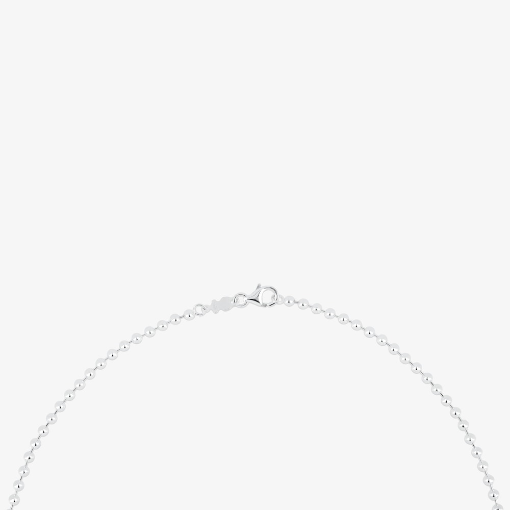 45&nbsp;cm Silver TOUS Chain 3&nbsp;mm ball Choker.