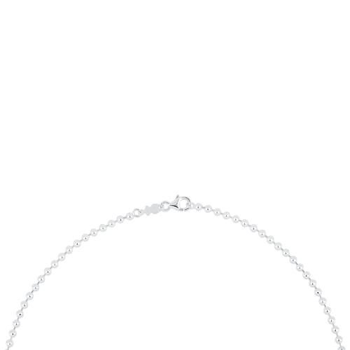 Gargantilla de plata con bolas, 45 cm Chain