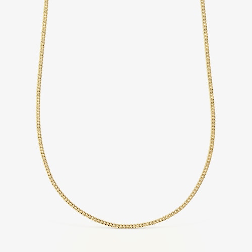 Cadena mitjana&nbsp;de bany d'or de 18 kt sobre plata cord&oacute;&nbsp;60cm TOUS&nbsp;Chain