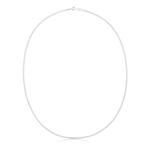 Cadena mediana de plata cordón, 60 cm TOUS Chain