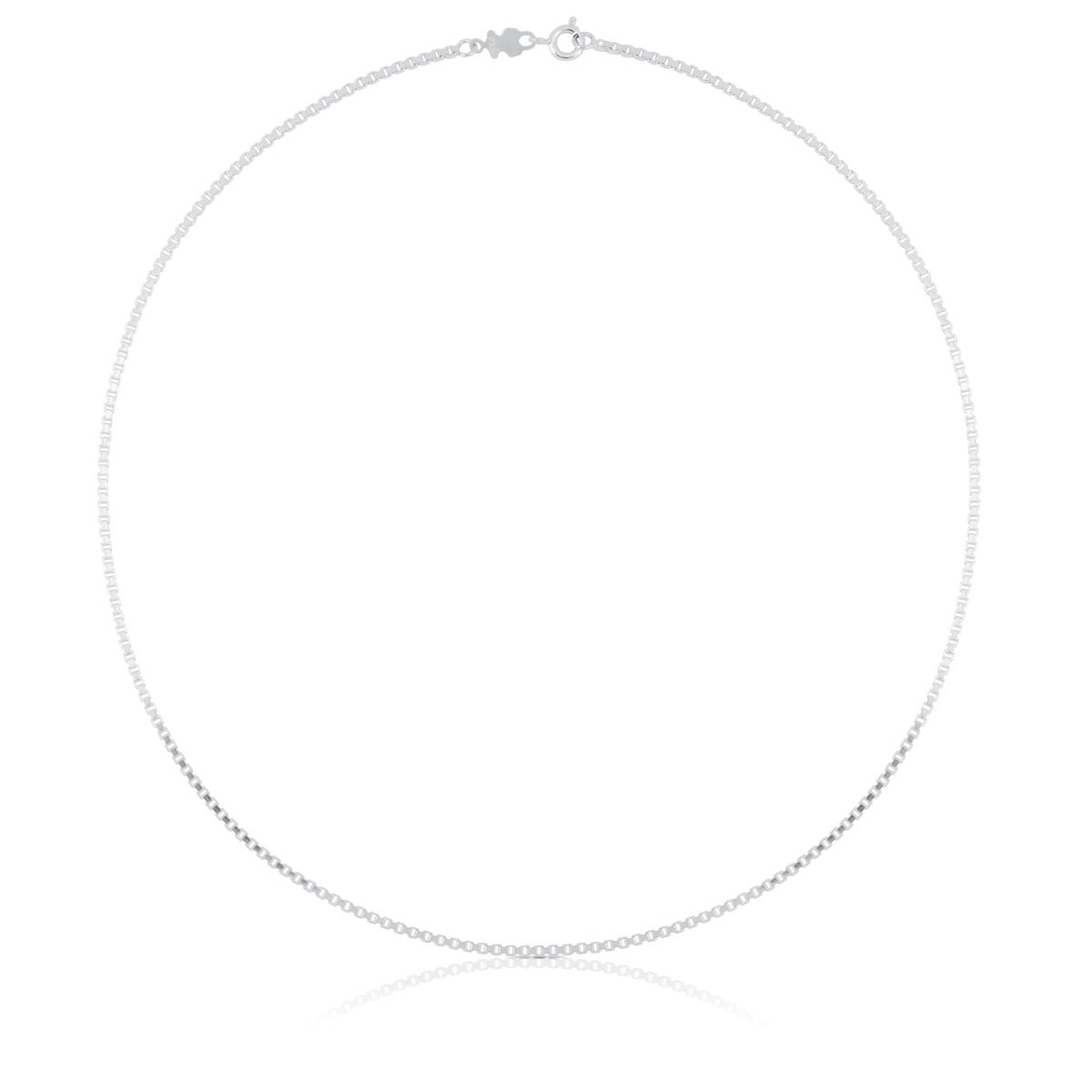 Tous - Gargantilla De Plata Con Anillas Cuadradas, 45 Cm Chain - Plateado
