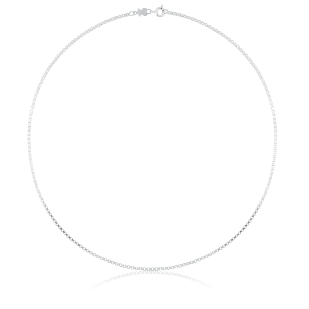 Silver TOUS Chain Choker semi-rigid 45cm