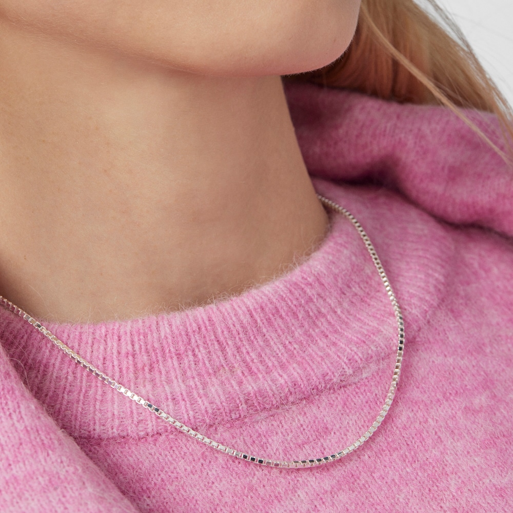 Silver TOUS Chain Choker semi-rigid 45cm