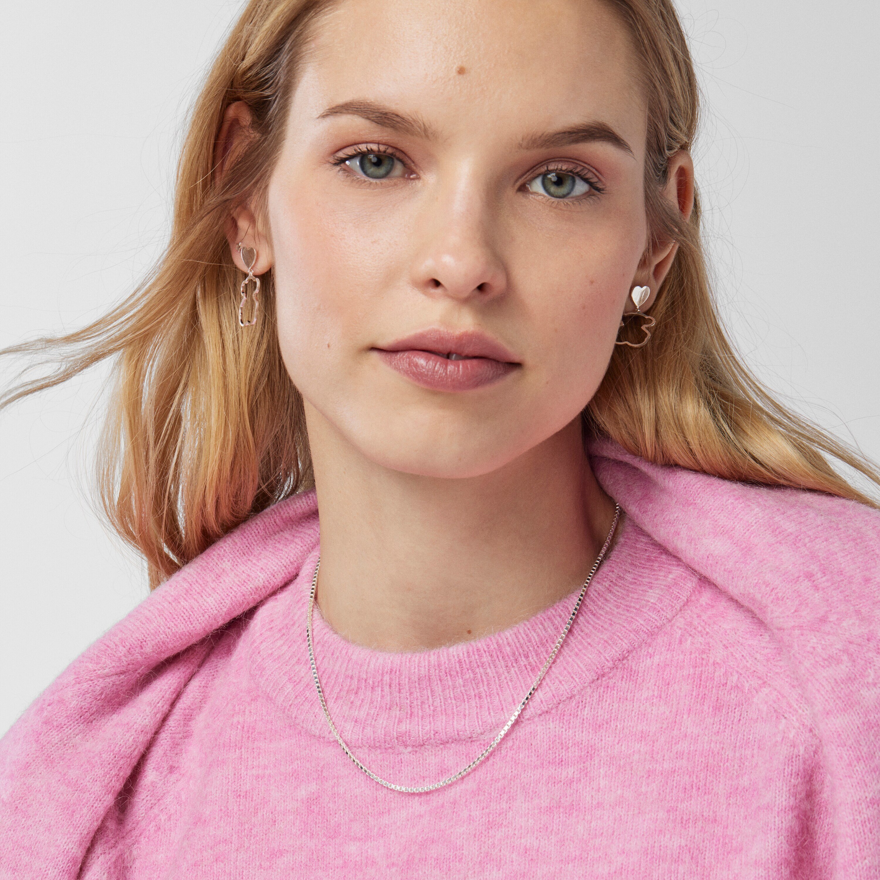 Silver TOUS Chain Choker semi-rigid 45cm