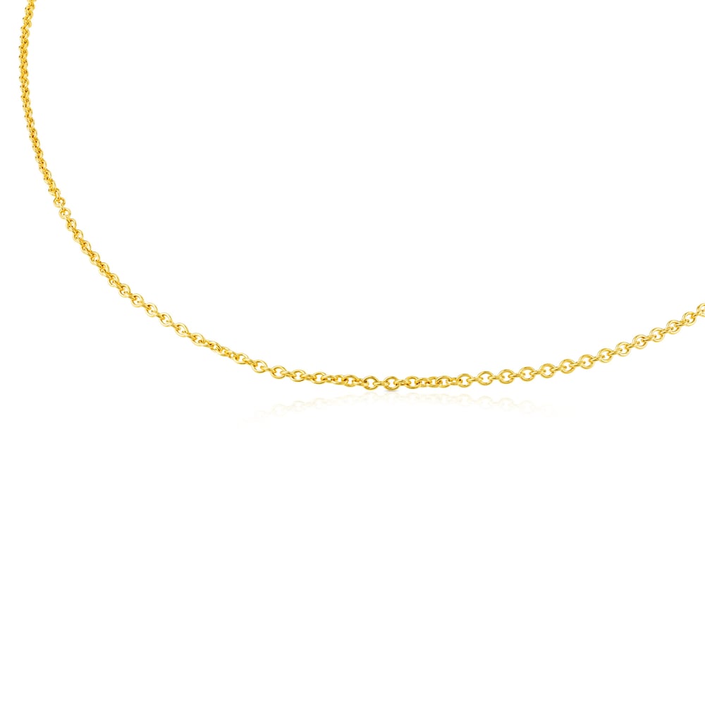 Tous Chain - Łańcuszek z ż&oacute;łtego srebra Vermeil o długości 80 cm