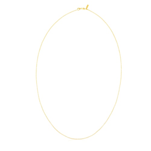 Cadena llarga&nbsp;amb bany d'or 18 kt sobre plata&nbsp;80cm TOUS&nbsp;Chain