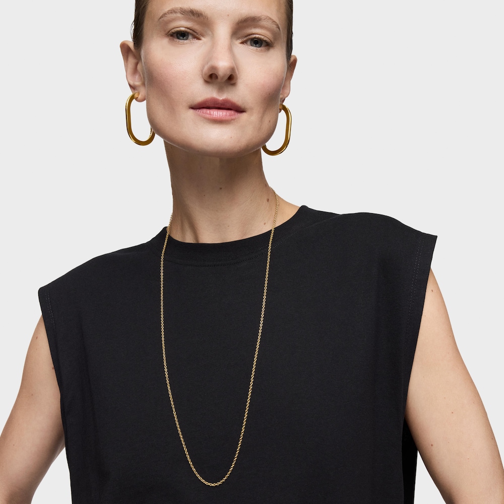 Tous Chain - Łańcuszek z ż&oacute;łtego srebra Vermeil o długości 80 cm