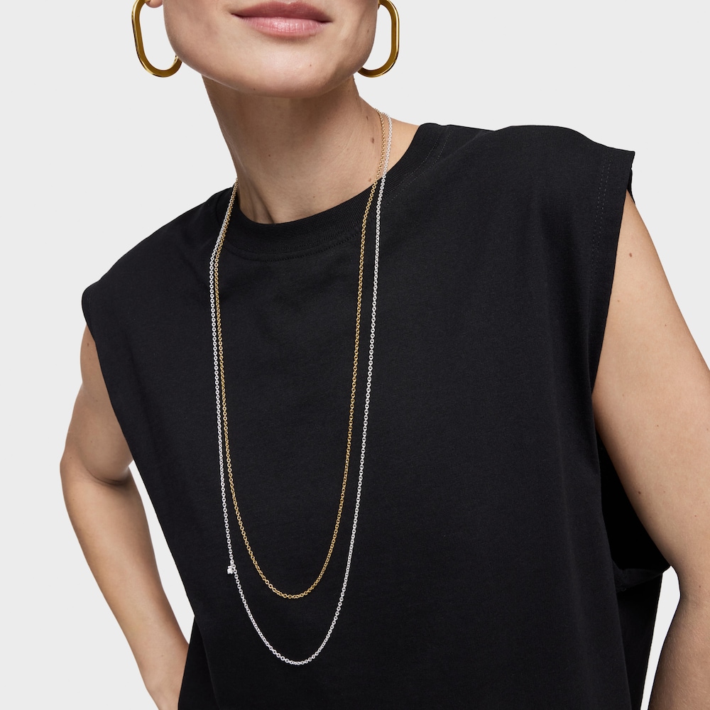Tous Chain - Łańcuszek z ż&oacute;łtego srebra Vermeil o długości 80 cm