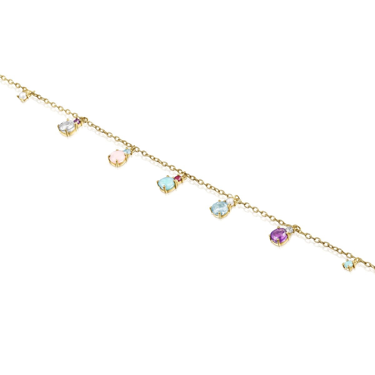 Mini Ivette Bracelet in Gold with Gemstones