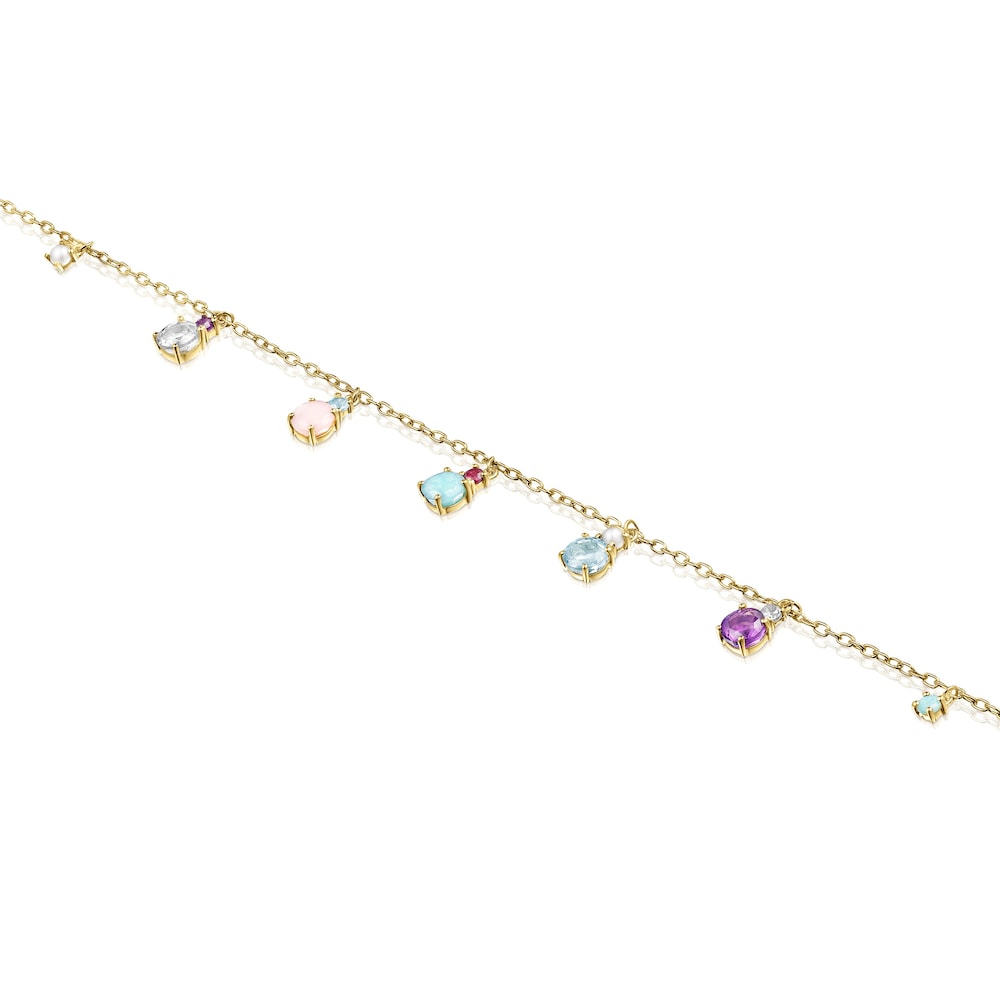 Mini Ivette Bracelet in Gold with Gemstones Mini Ivette Bracelet in Gold with Gemstones
