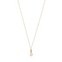 Collar de oro con ópalo y topacio Mini Ivette
