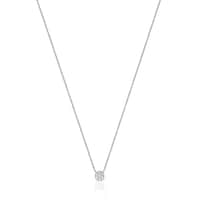 White Gold with Diamonds Alecia Necklace