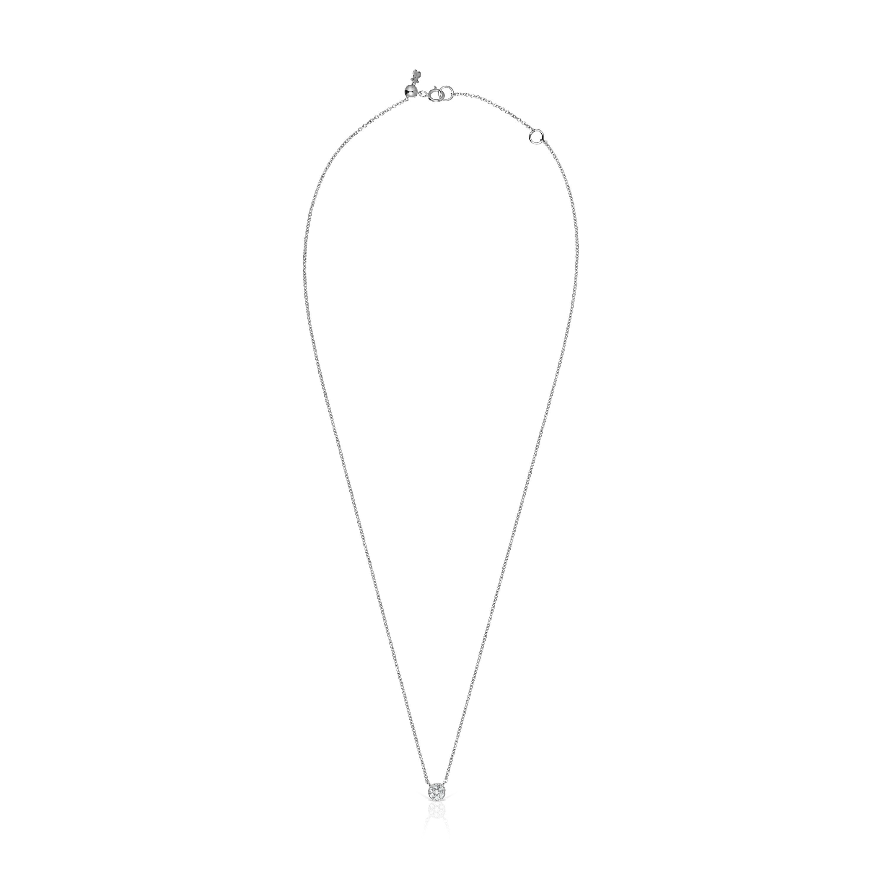 18K white gold with Diamonds Alecia Necklace