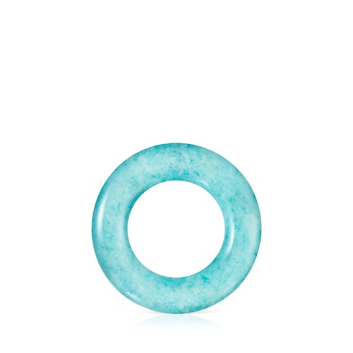 Large Hold Gems Pendant in Amazonite and Silver image number 0