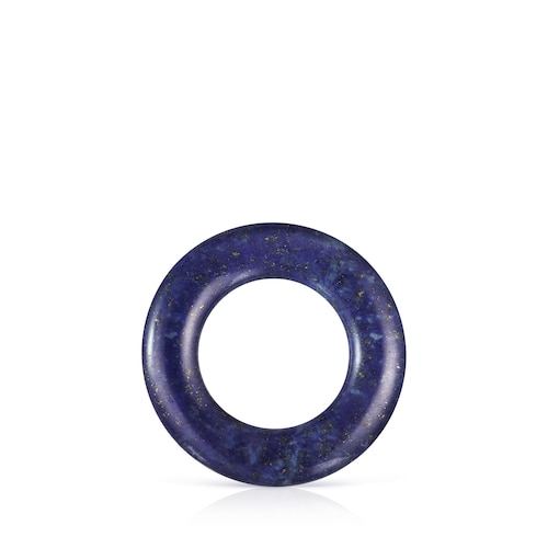 Anilla grande de lapisl&aacute;zuli y plata Hold Gems