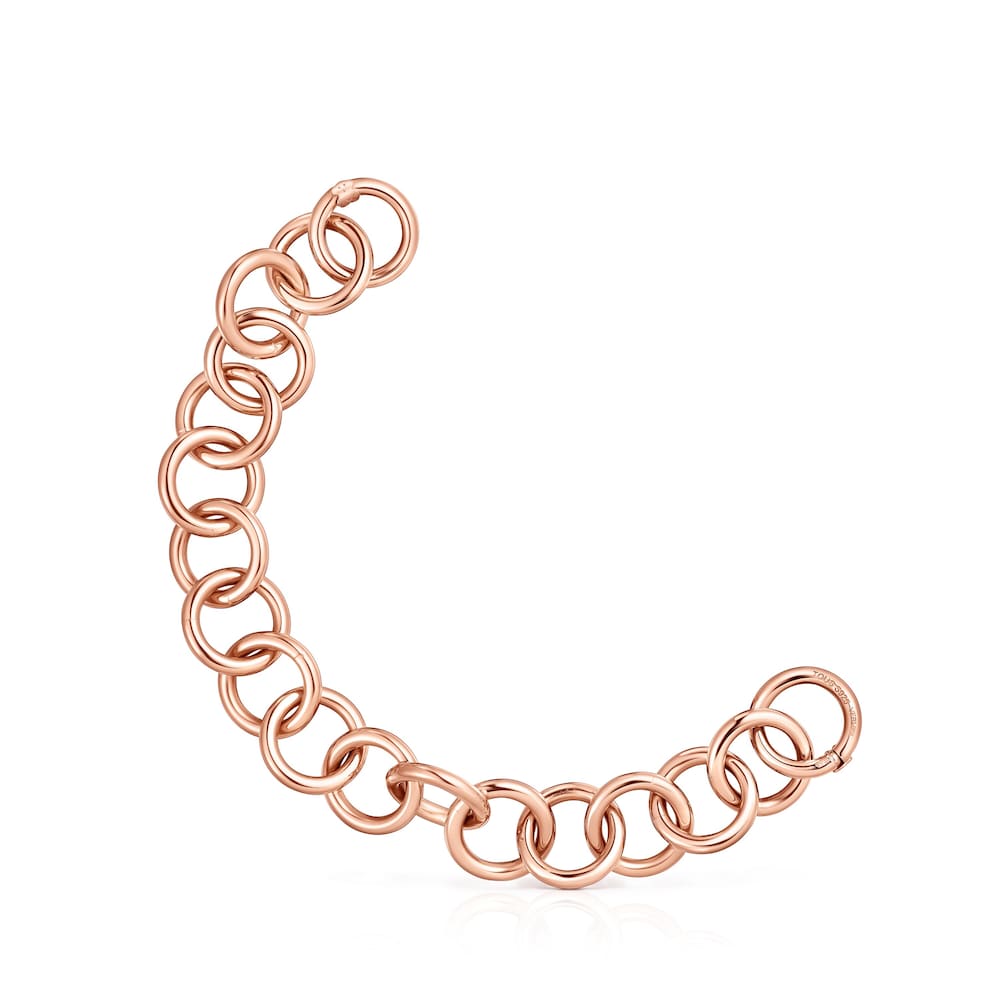 Hold Rings Rose Silver Vermeil Bracelet