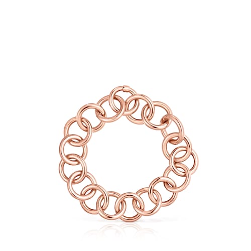 Hold Rings Rose Silver Vermeil Bracelet