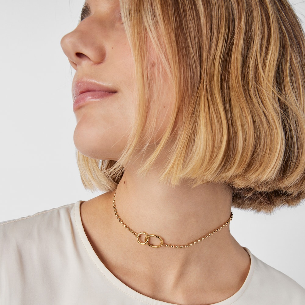 Collar de oro amarillo Hold image number 5