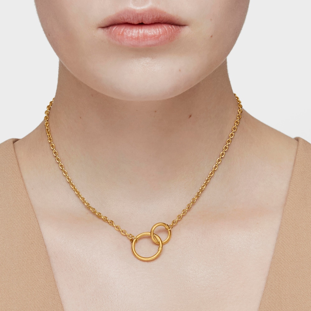 Collar de oro amarillo Hold