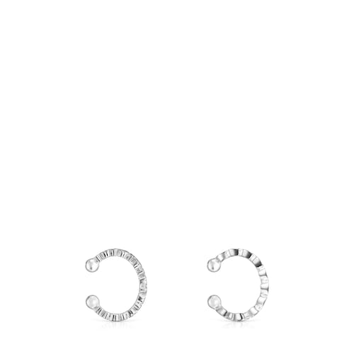 Lot de Bagues d&rsquo;oreilles Straight en Argent