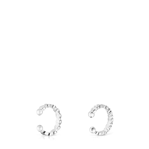 Lot de Bagues d&rsquo;oreilles Straight en Argent