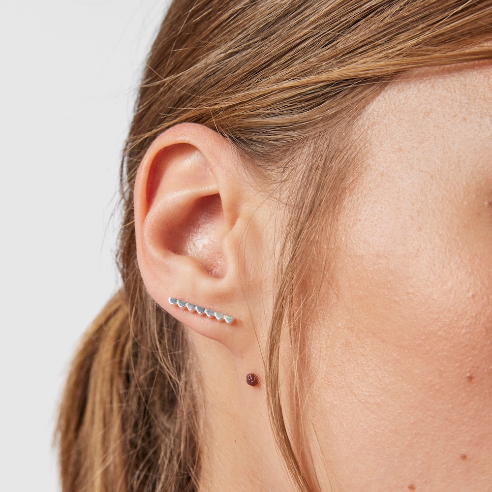 Silver Straight bar Earrings