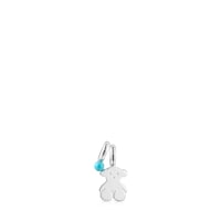 Pack of Silver and Howlite Sweet Dolls bear Pendants