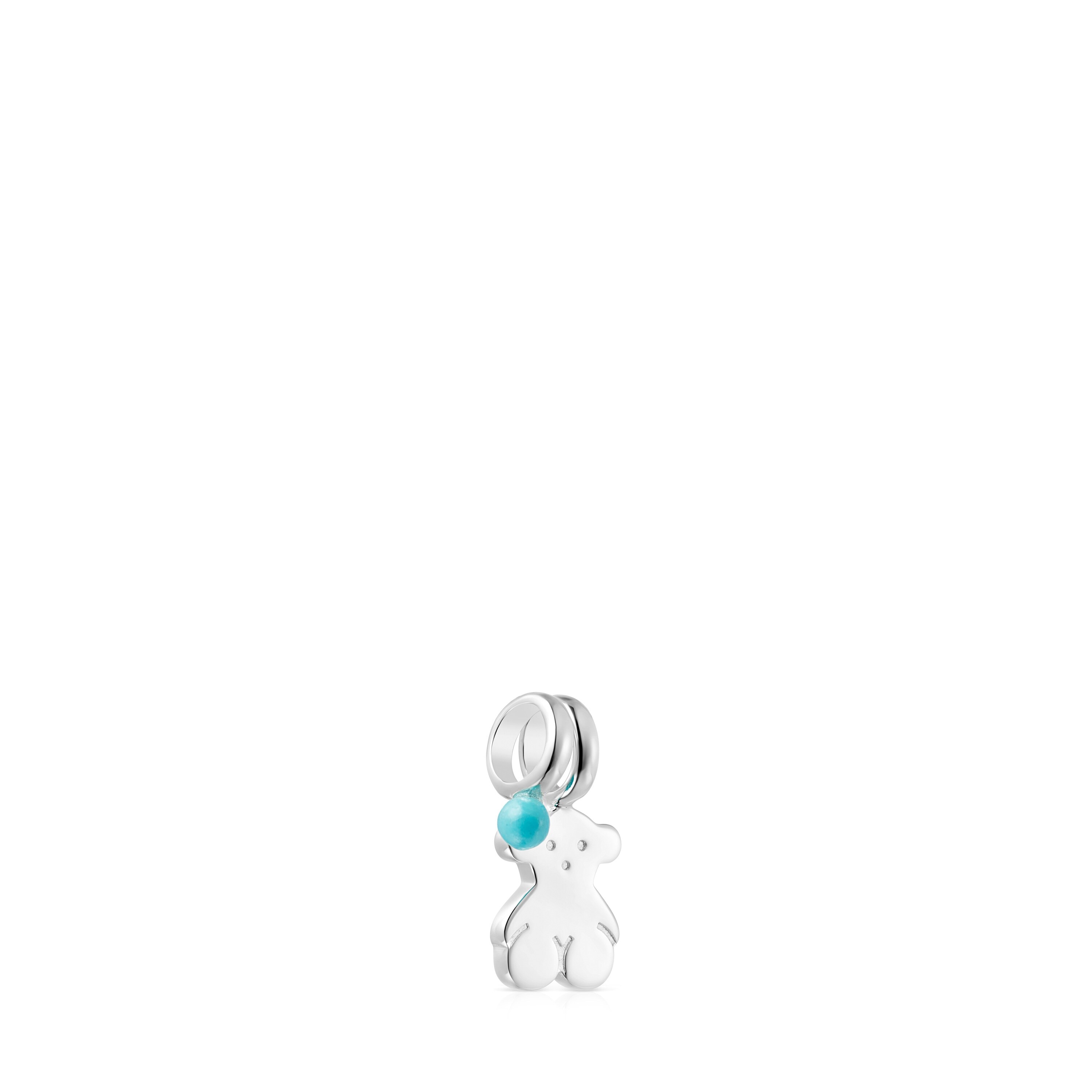 Pack de Colgantes oso de plata y howlita tratada Sweet Dolls